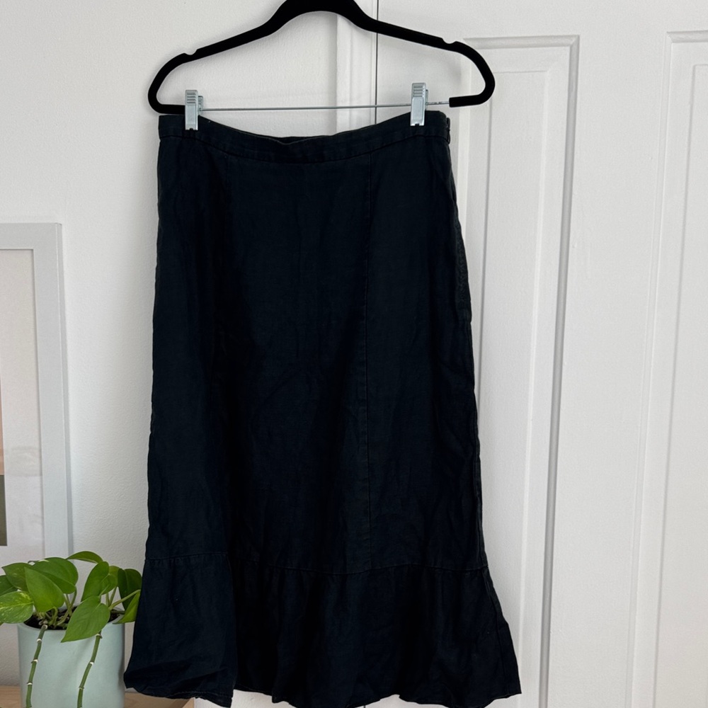 Wilfred Black A-Line Skirt